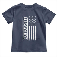 USA Flag Missouri State Pride Toddler T Shirt Missourian Pride