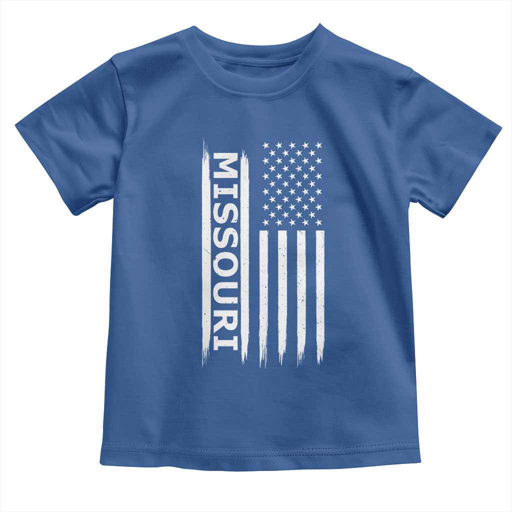 USA Flag Missouri State Pride Toddler T Shirt Missourian Pride