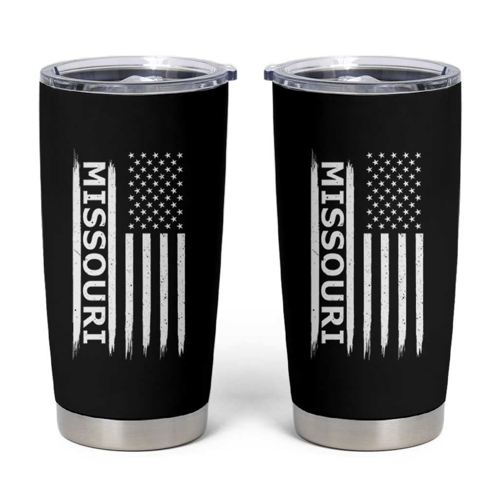 USA Flag Missouri State Pride Tumbler Cup Missourian Pride