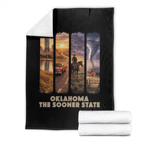 The Sooner State Pride Throw Blanket Gift for Oklahomans