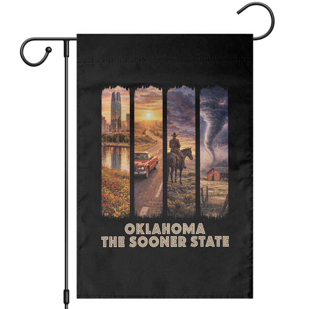 The Sooner State Pride Garden Flag Gift for Oklahomans