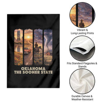 The Sooner State Pride Garden Flag Gift for Oklahomans