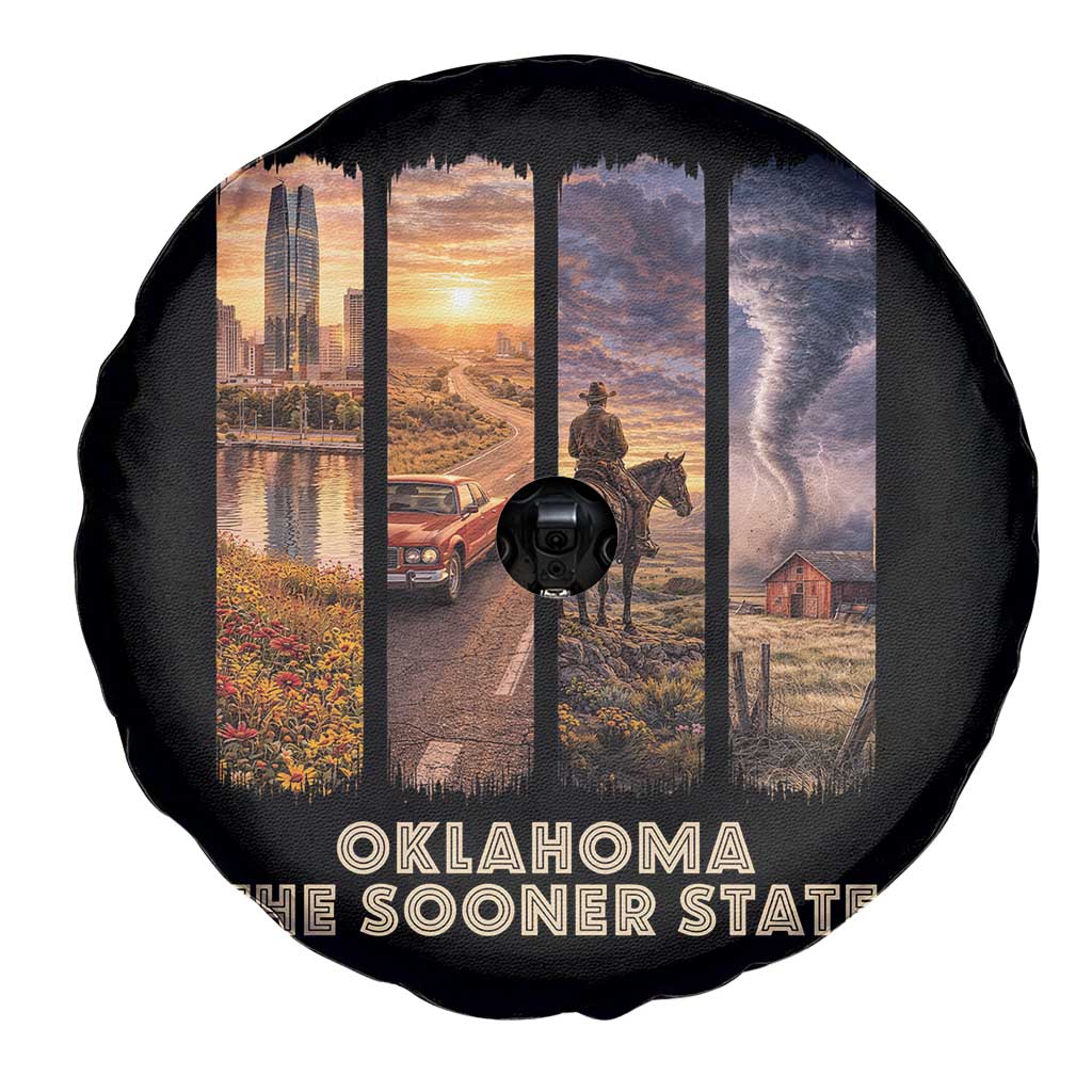 The Sooner State Pride Spare Tire Cover Gift for Oklahomans