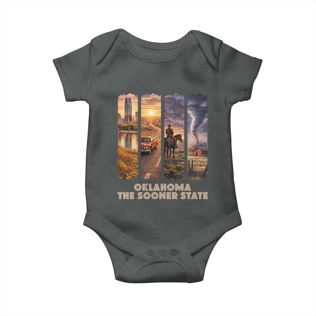 The Sooner State Pride Baby Onesie Gift for Oklahomans