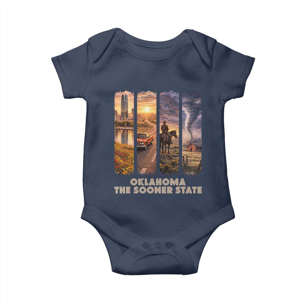 The Sooner State Pride Baby Onesie Gift for Oklahomans