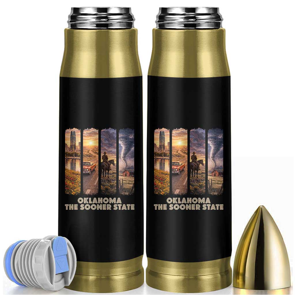 The Sooner State Pride Bullet Tumbler Gift for Oklahomans