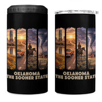 The Sooner State Pride 4 in 1 Can Cooler Tumbler Gift for Oklahomans