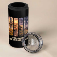 The Sooner State Pride 4 in 1 Can Cooler Tumbler Gift for Oklahomans