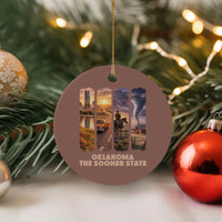 The Sooner State Pride Ceramic Ornament Gift for Oklahomans