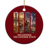 The Sooner State Pride Ceramic Ornament Gift for Oklahomans