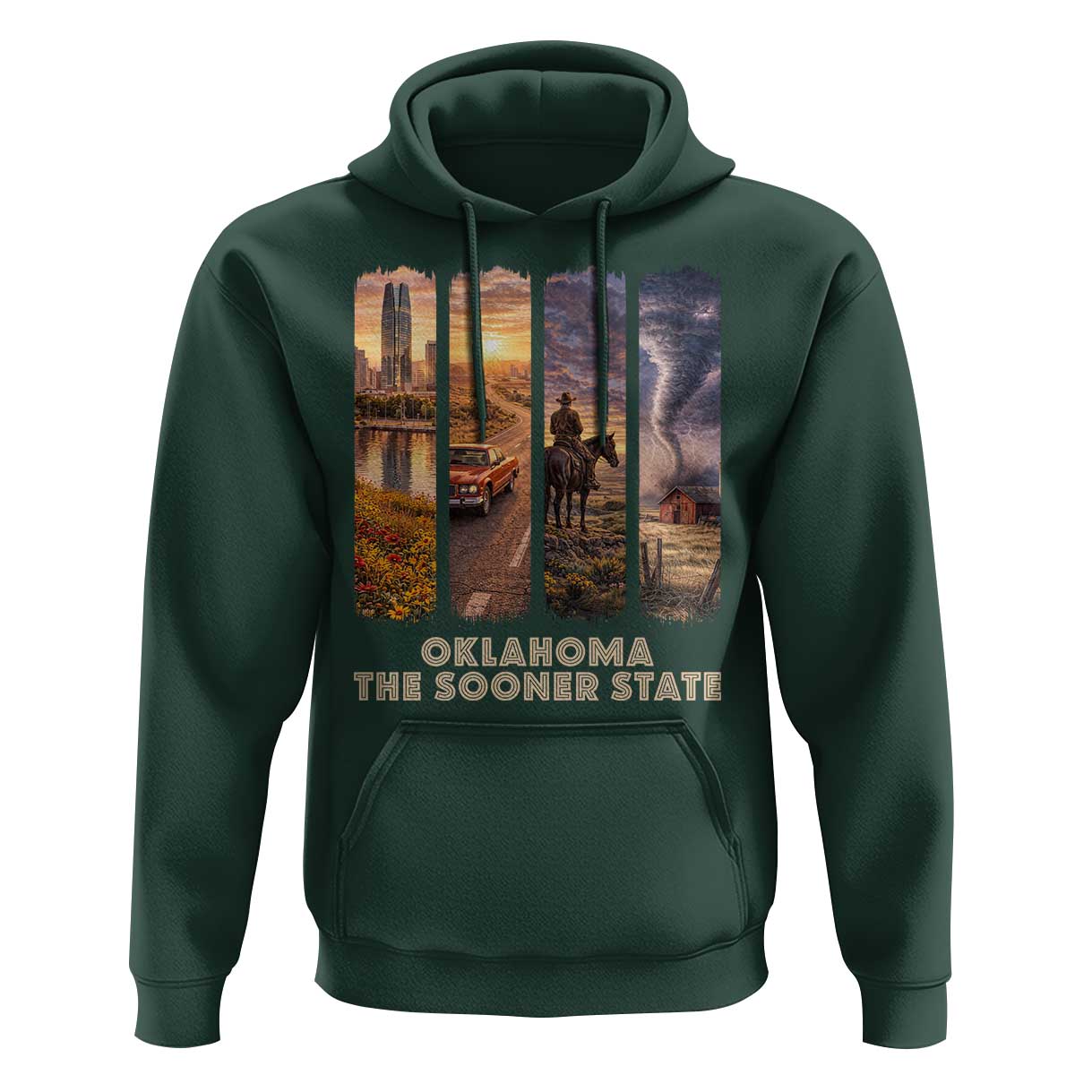 The Sooner State Pride Hoodie Gift for Oklahomans