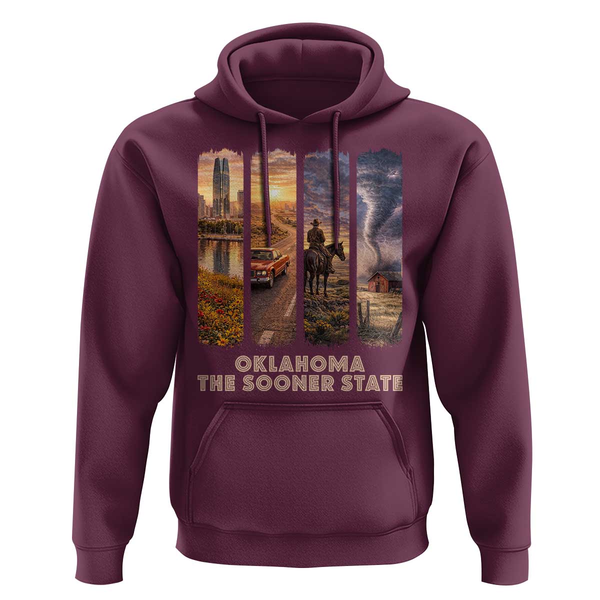 The Sooner State Pride Hoodie Gift for Oklahomans