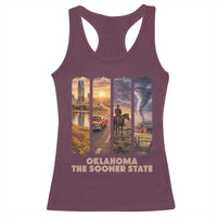 The Sooner State Pride Racerback Tank Top Gift for Oklahomans