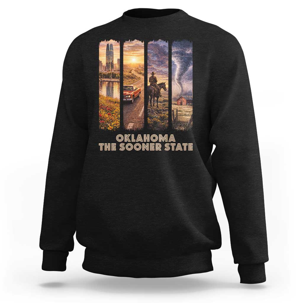 The Sooner State Pride Sweatshirt Gift for Oklahomans