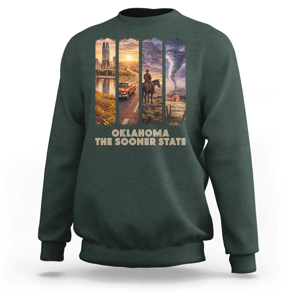 The Sooner State Pride Sweatshirt Gift for Oklahomans