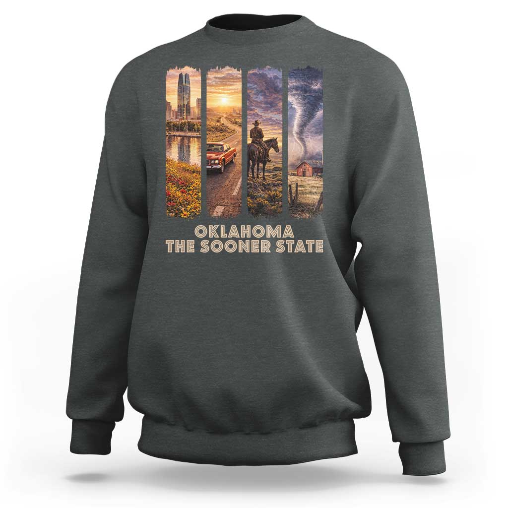 The Sooner State Pride Sweatshirt Gift for Oklahomans