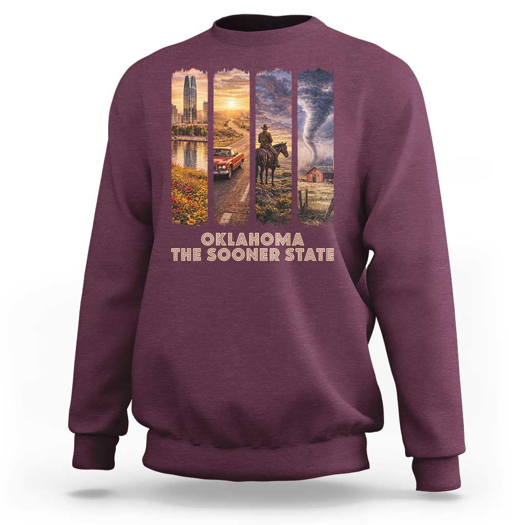 The Sooner State Pride Sweatshirt Gift for Oklahomans