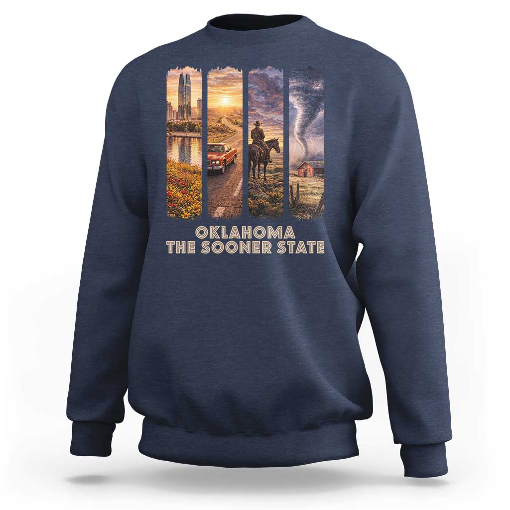The Sooner State Pride Sweatshirt Gift for Oklahomans