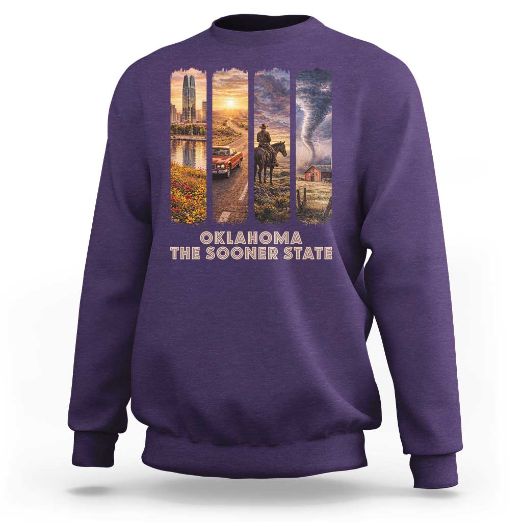 The Sooner State Pride Sweatshirt Gift for Oklahomans