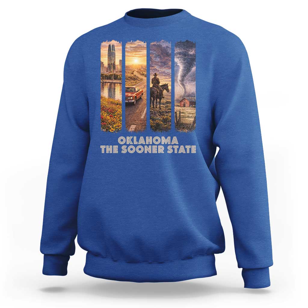The Sooner State Pride Sweatshirt Gift for Oklahomans