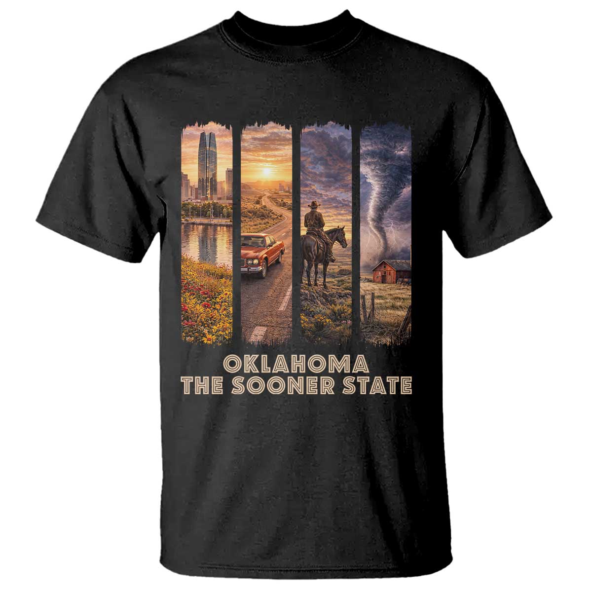 The Sooner State Pride T Shirt Gift for Oklahomans