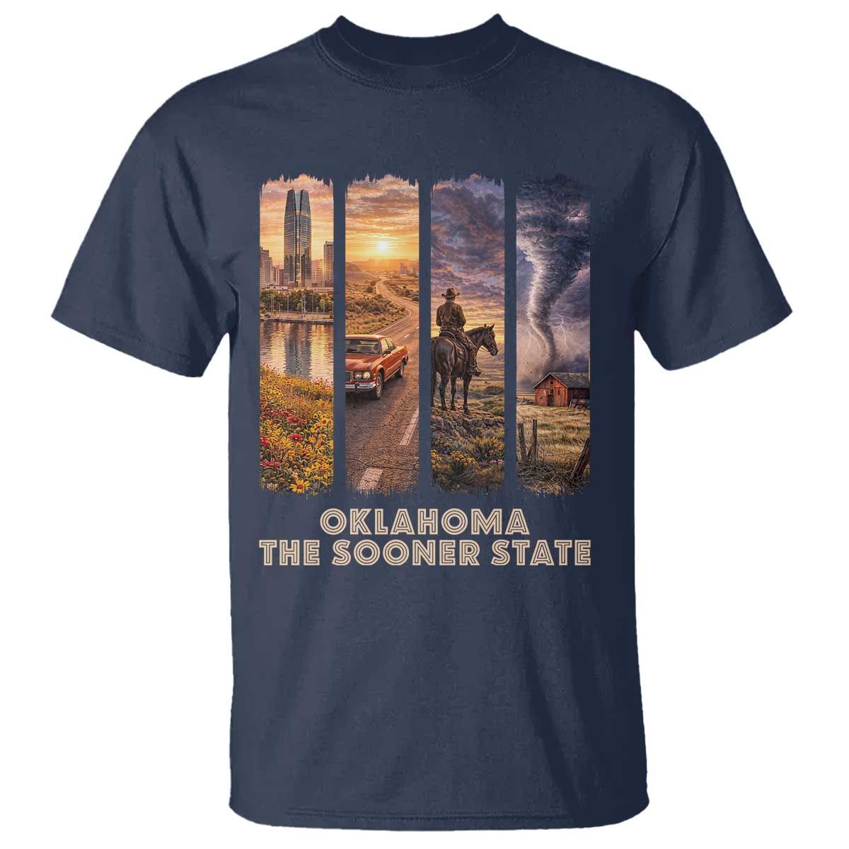 The Sooner State Pride T Shirt Gift for Oklahomans