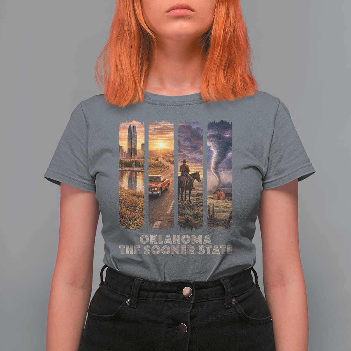 The Sooner State Pride T Shirt For Women Gift for Oklahomans