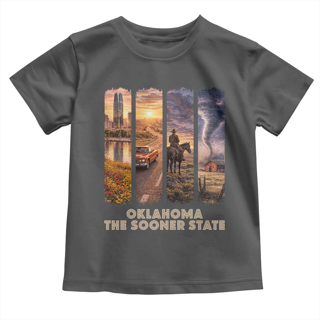 The Sooner State Pride Toddler T Shirt Gift for Oklahomans