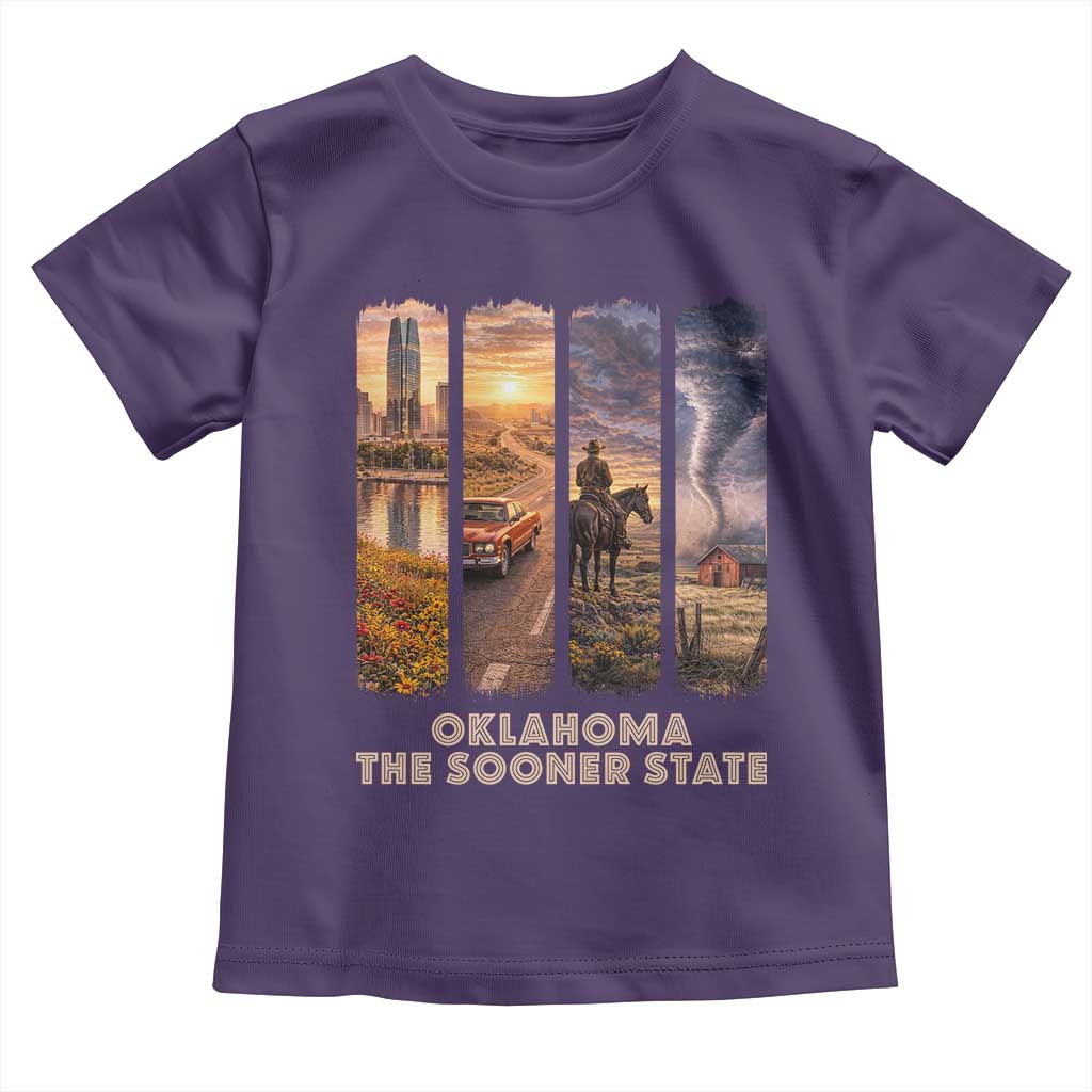 The Sooner State Pride Toddler T Shirt Gift for Oklahomans