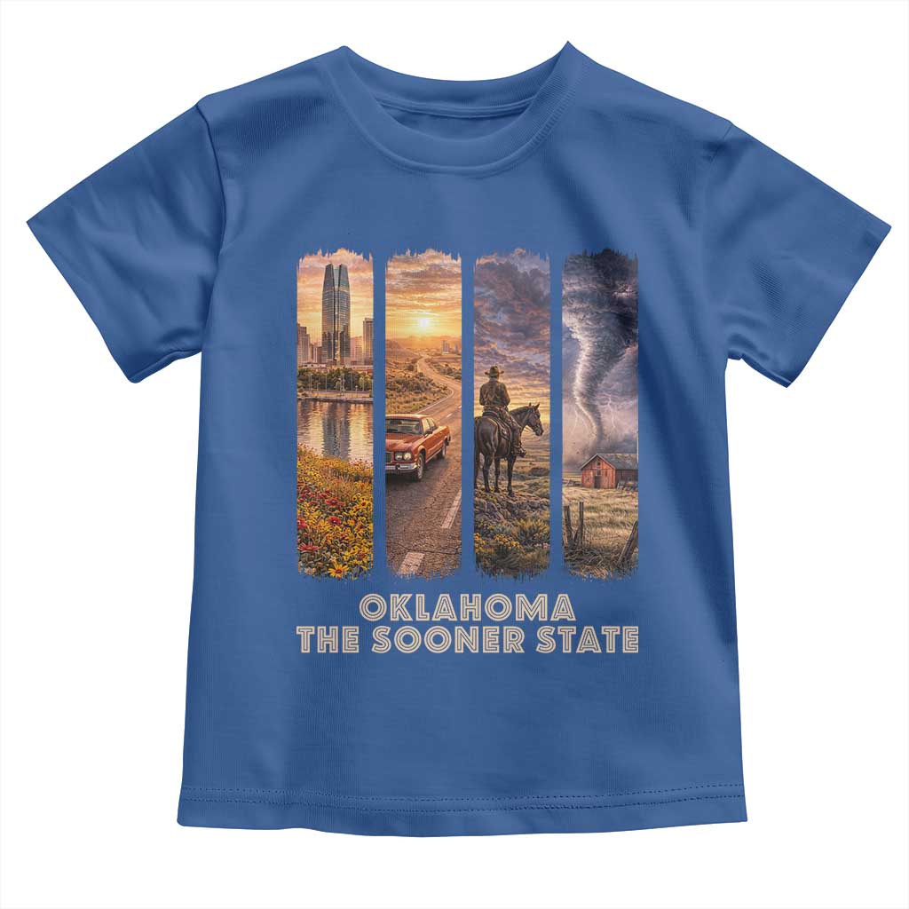 The Sooner State Pride Toddler T Shirt Gift for Oklahomans