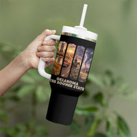 The Sooner State Pride Tumbler With Handle Gift for Oklahomans