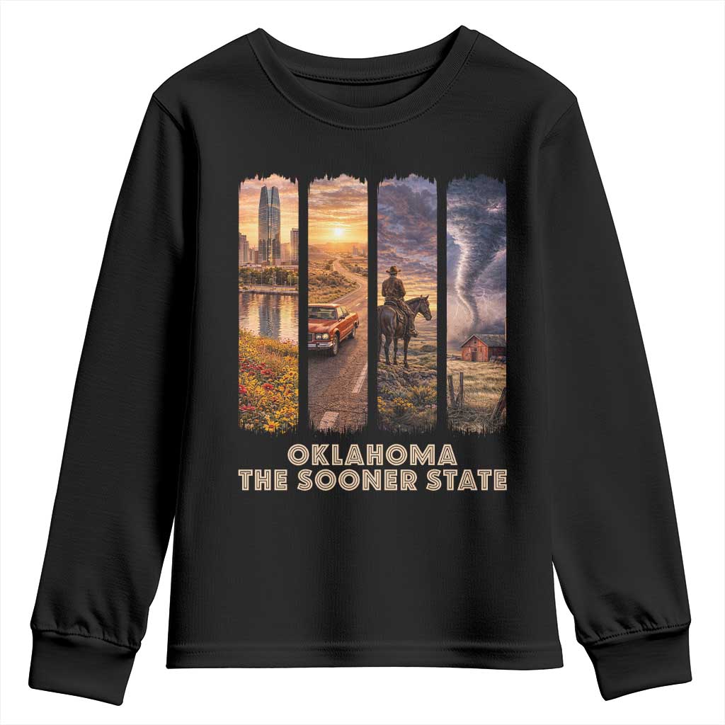 The Sooner State Pride Youth Sweatshirt Gift for Oklahomans