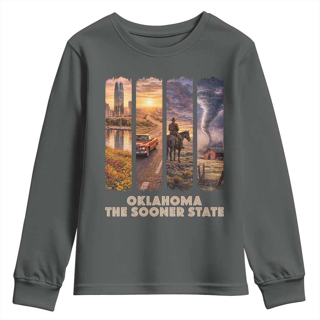 The Sooner State Pride Youth Sweatshirt Gift for Oklahomans