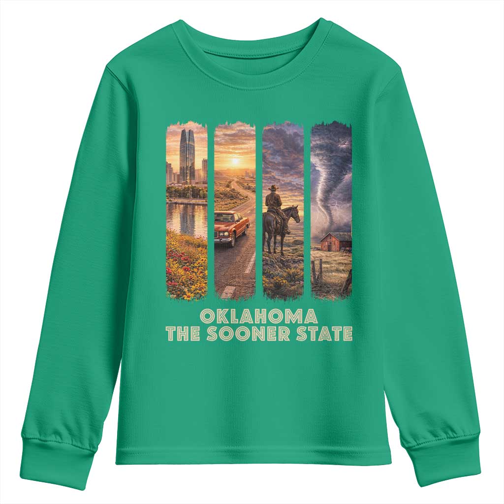 The Sooner State Pride Youth Sweatshirt Gift for Oklahomans