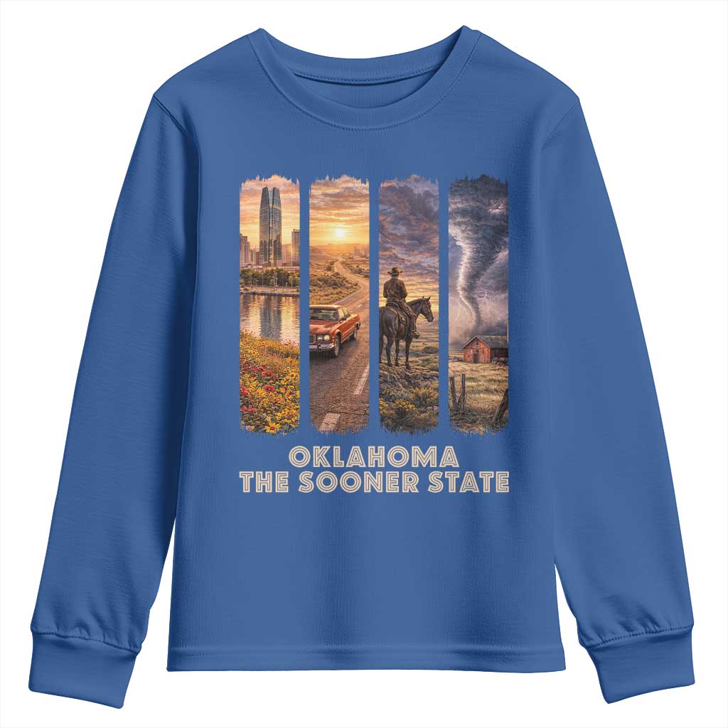 The Sooner State Pride Youth Sweatshirt Gift for Oklahomans