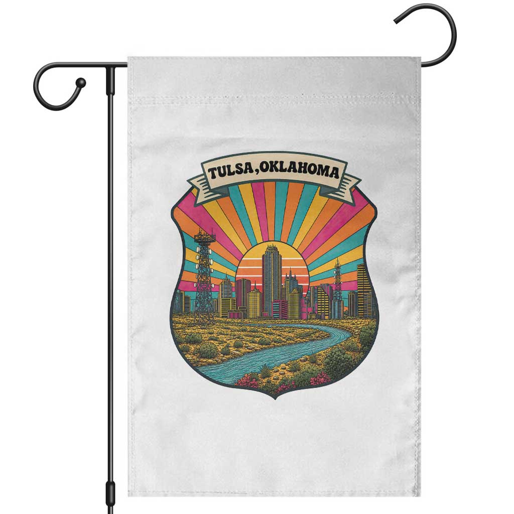 Route Highway 66 Tulsa Oklahoma Garden Flag Mother Road Travel Gift