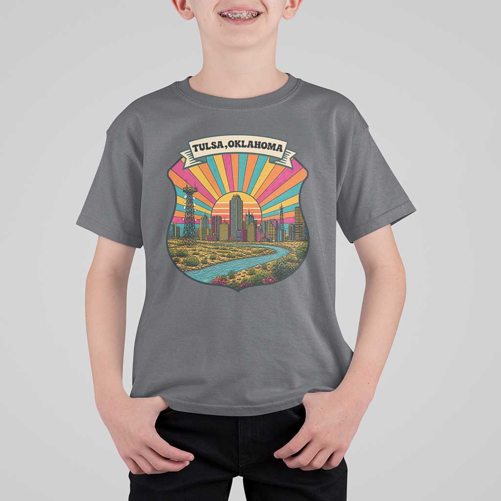 Route Highway 66 Tulsa Oklahoma T Shirt For Kid Mother Road Travel Gift