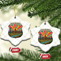 Route Highway 66 Tulsa Oklahoma Ceramic Ornament Mother Road Travel Gift
