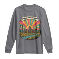 Route Highway 66 Tulsa Oklahoma Long Sleeve Shirt Mother Road Travel Gift