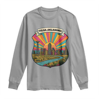 Route Highway 66 Tulsa Oklahoma Long Sleeve Shirt Mother Road Travel Gift