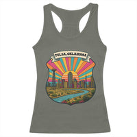 Route Highway 66 Tulsa Oklahoma Racerback Tank Top Mother Road Travel Gift