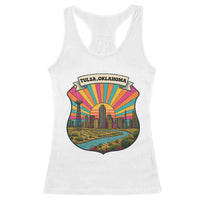 Route Highway 66 Tulsa Oklahoma Racerback Tank Top Mother Road Travel Gift