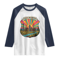 Route Highway 66 Tulsa Oklahoma Raglan Shirt Mother Road Travel Gift