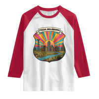 Route Highway 66 Tulsa Oklahoma Raglan Shirt Mother Road Travel Gift