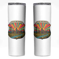 Route Highway 66 Tulsa Oklahoma Skinny Tumbler Mother Road Travel Gift