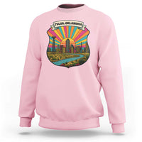 Route Highway 66 Tulsa Oklahoma Sweatshirt Mother Road Travel Gift