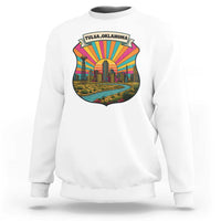 Route Highway 66 Tulsa Oklahoma Sweatshirt Mother Road Travel Gift