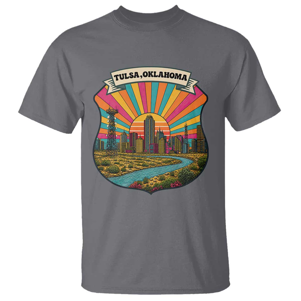 Route Highway 66 Tulsa Oklahoma T Shirt Mother Road Travel Gift