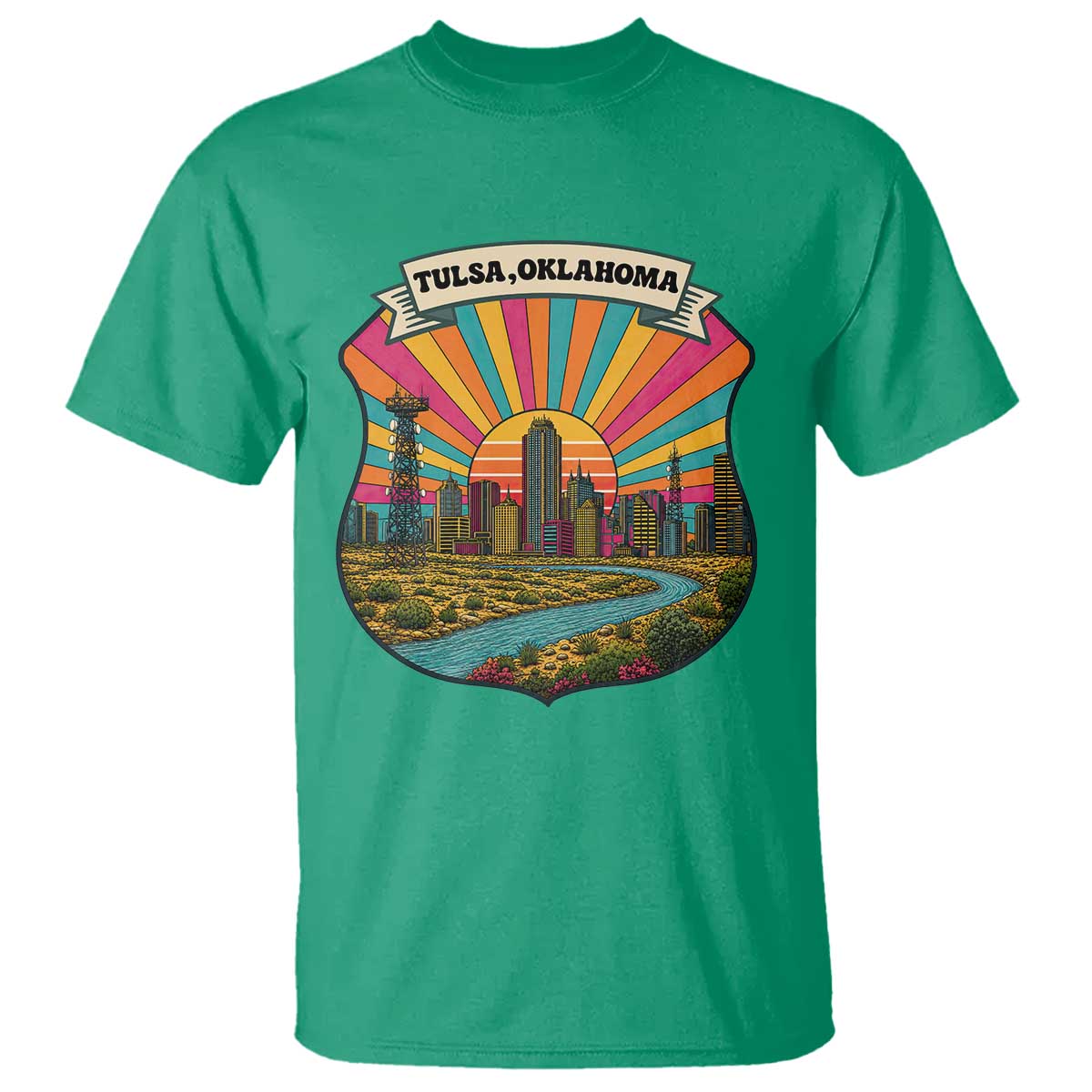 Route Highway 66 Tulsa Oklahoma T Shirt Mother Road Travel Gift