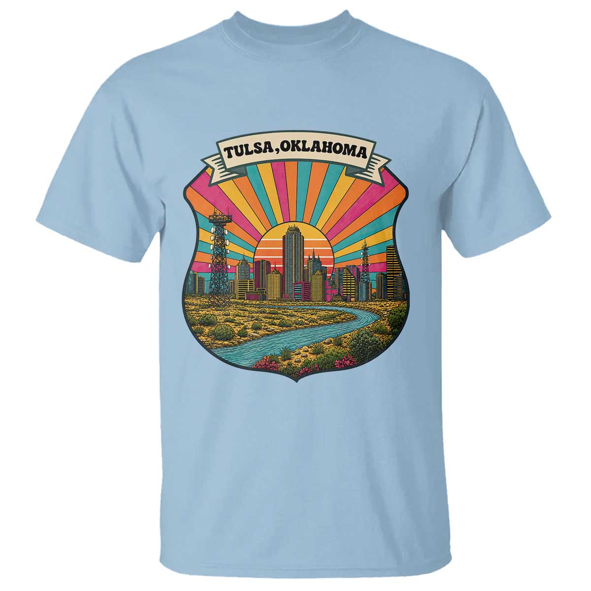 Route Highway 66 Tulsa Oklahoma T Shirt Mother Road Travel Gift